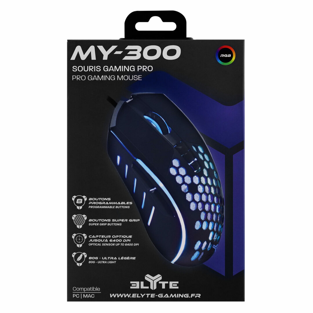 T'NB ELYTE Souris Gaming MY-300_NOIR