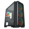 AQIRYS Boitier GAMER WEZEN Moyen-Tour-MATX 4 Fans ARGB_NOIR