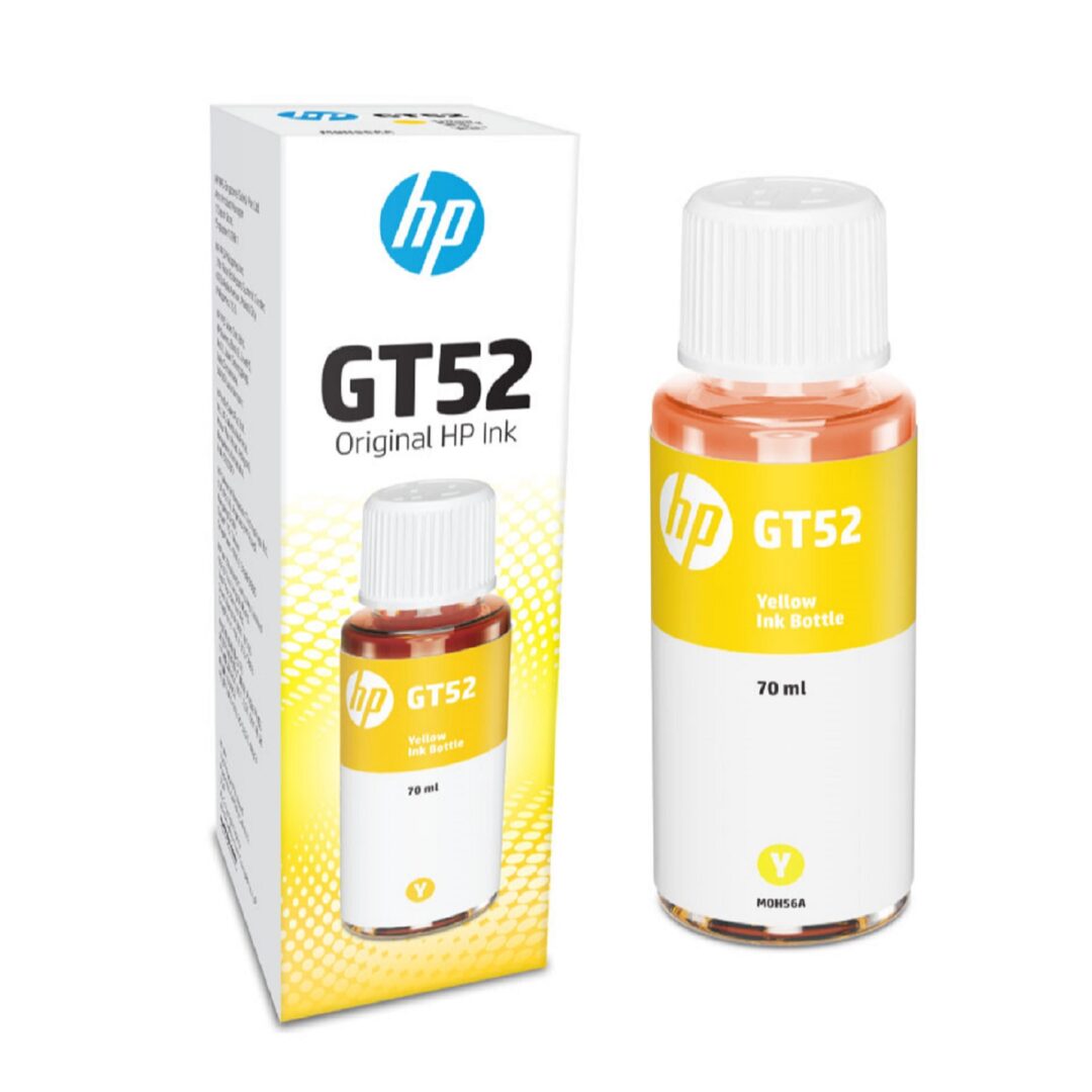 Bouteille d'Encre ORIGINAL HP GT52_JAUNE