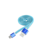 Câble PLAT CLIPtec OCC130 MICRO USB 2.0 Réversible_BLUE