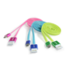 Câble PLAT CLIPtec OCC130 MICRO USB 2.0 Réversible_ROSE