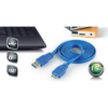 Câble PLAT MINCE CLIPtec OCC122 MICRO USB 3.0_BLUE