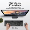 Clavier & Souris PROMATE Sans Fil PROCOMBO-12_NOIR