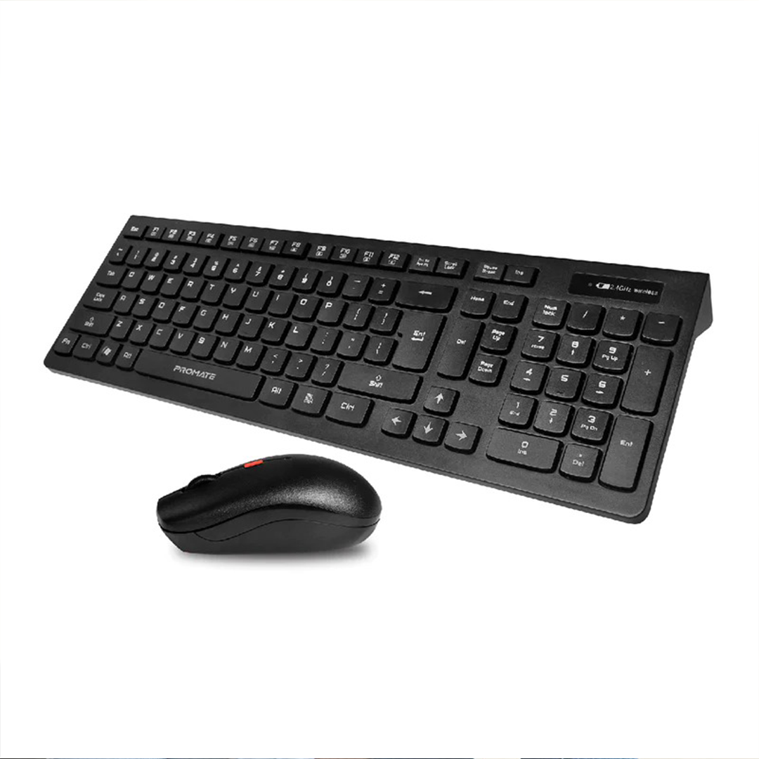 Clavier & Souris PROMATE Sans Fil PROCOMBO-12_NOIR