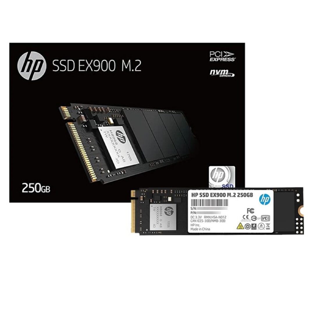 HP Disque Dur Interne EX900 (250GO SSD NVME) M.2 2280