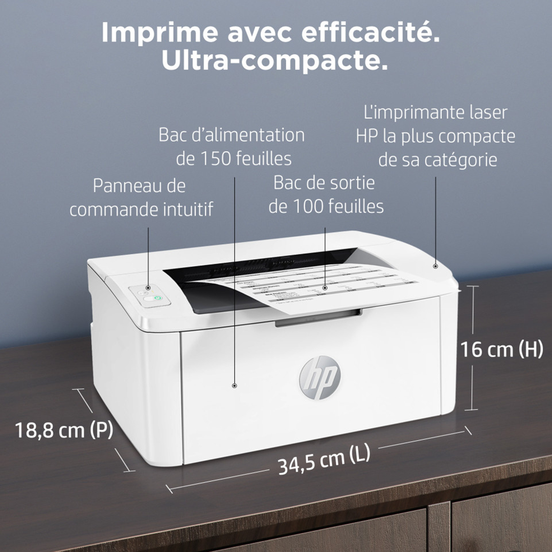 HP Imprimante Monofonction LASERJET PRO PM111A Monochrome_BLANC