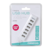 Hub USB OMEGA OUHT7PW 2.07 PORTS_BLANC