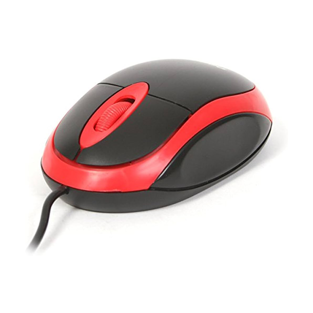 Souris Optique OMEGA Filaire OM06VR 1200Dpi_ROUGE