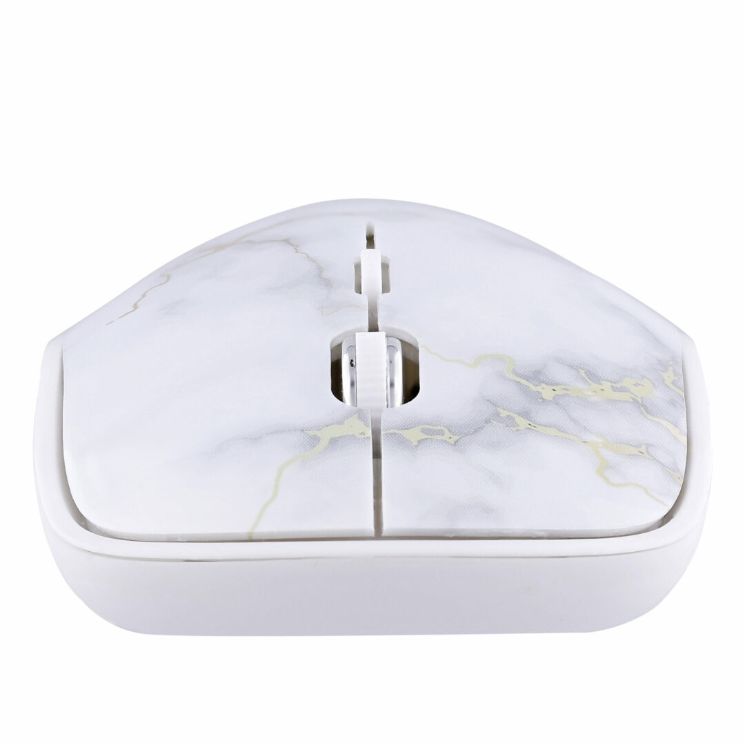T'NB Bundle Tapis & Souris sans fil GOLD EXCLUSIV_BLANC & DORÉ