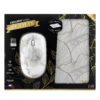 T'NB Bundle Tapis & Souris sans fil GOLD EXCLUSIV_BLANC & DORÉ