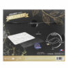 T'NB Bundle Tapis & Souris sans fil GOLD EXCLUSIV_BLANC & DORÉ