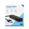 T'NB Hub USB-A vers 3x USB-A & RJ45_NOIR
