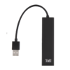 T'NB Hub USB-A vers 3x USB-A & RJ45_NOIR