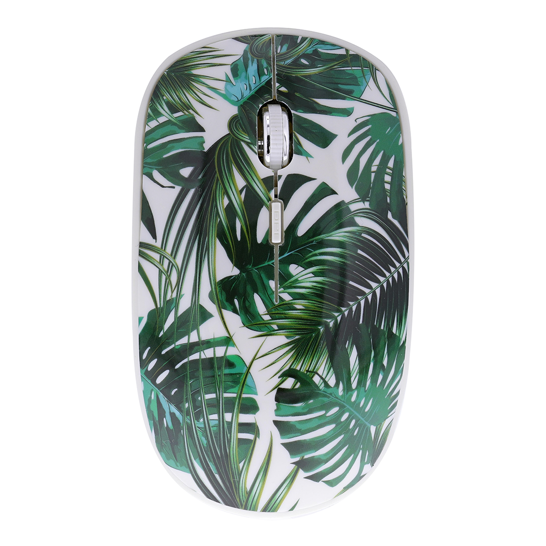 T'NB Souris Sans Fil JUNGLE EXCLUSIV_BLANC VERT