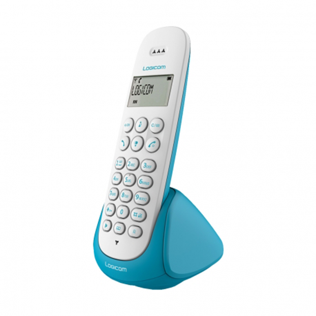 Téléphone Fixe LOGICOM Sans Fil AURA 150_BLEU