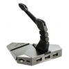 VARR Hub USB GAMER 3EN1 3 PORTS USB 2.0 + Lecteur de Carte_NOIR & SILVER