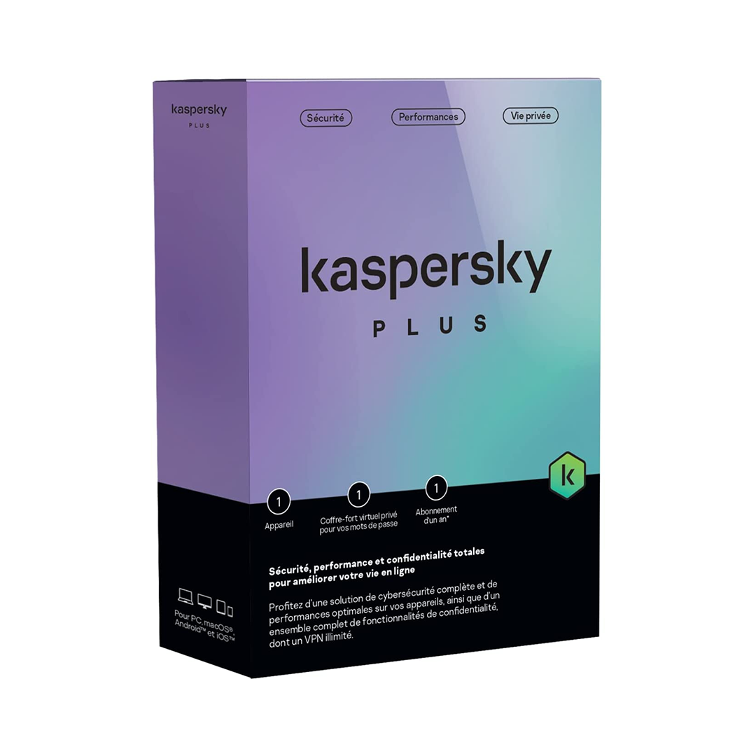 Antivirus KASPERSKY PLUS 1 POSTE EQUIVALENT TOTAL