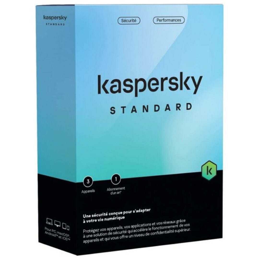 Antivirus KASPERSKY PLUS 3 POSTES Standard Protection