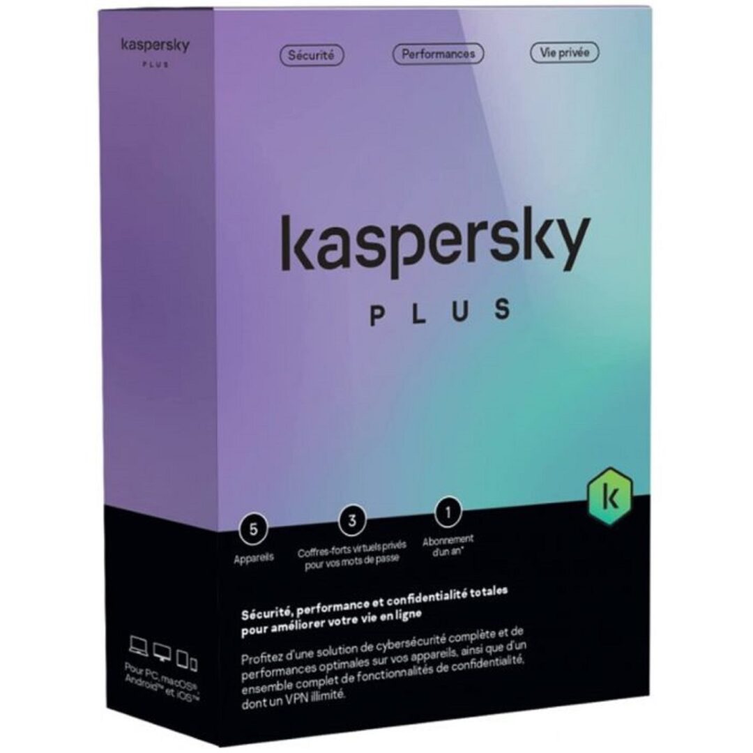 Antivirus KASPERSKY PLUS 5 POSTES EQUIVALENT TOTAL