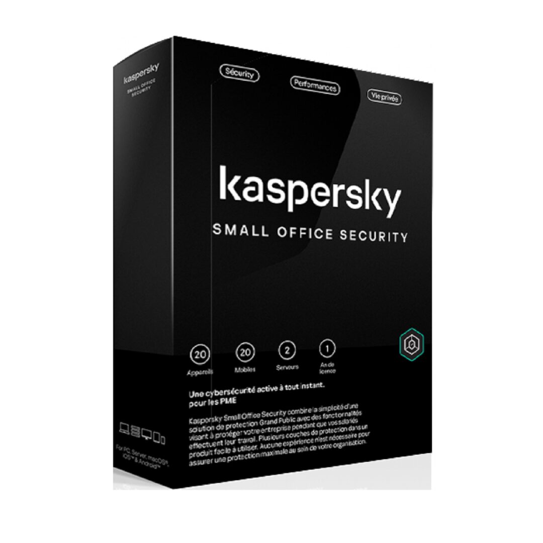 Antivirus KASPERSKY SMALL OFFICE SECURITY 8.0 2 SERVEURS + 20 POSTES