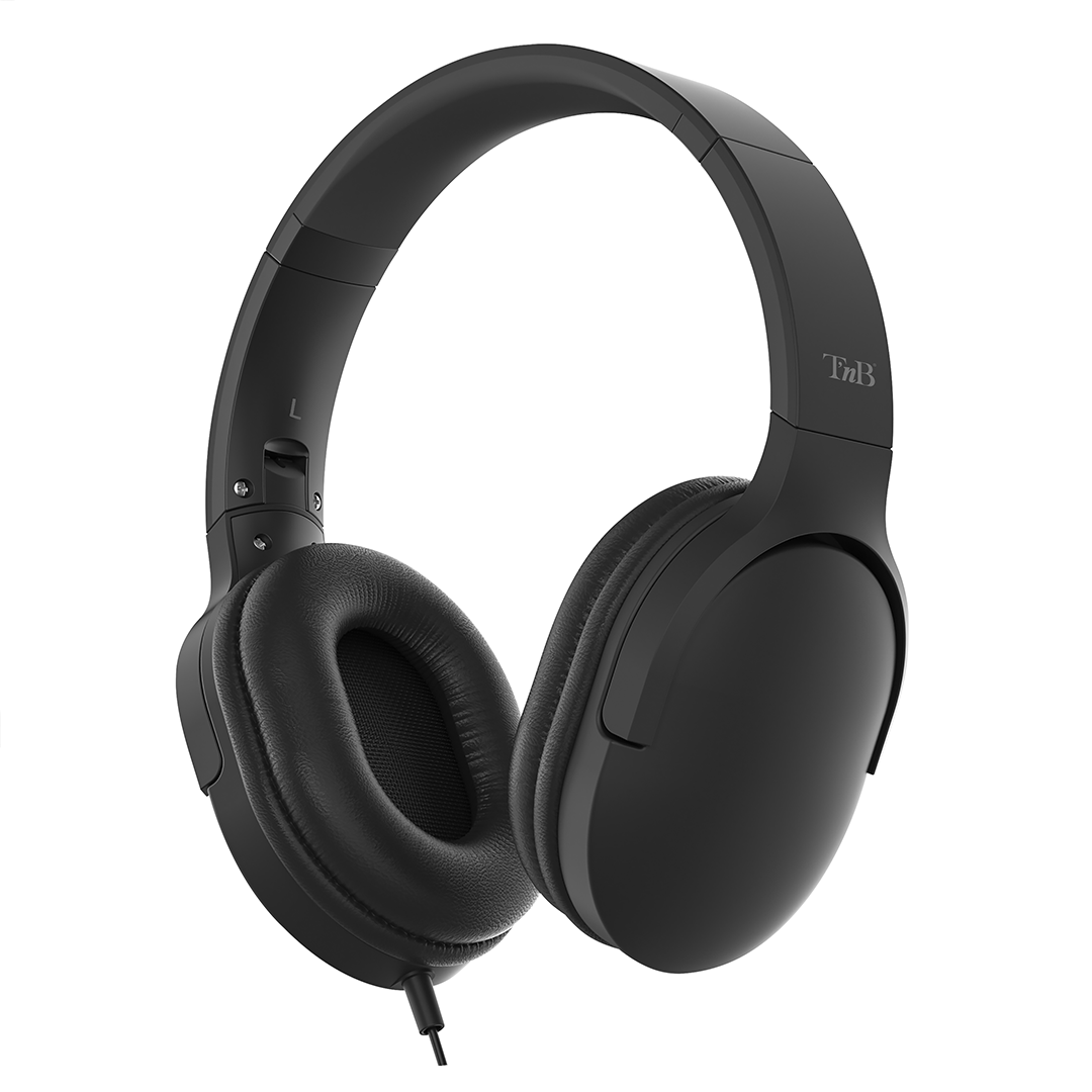 Casque FILAIRE T'nB C-SOUND JACK 3,5MM USB TYPE-C_NOIR