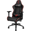 Chaise GAMING MSI MAG CH120X EN CUIR PVC Avec Accoudoirs Rembourrés_NOIR & ROUGE