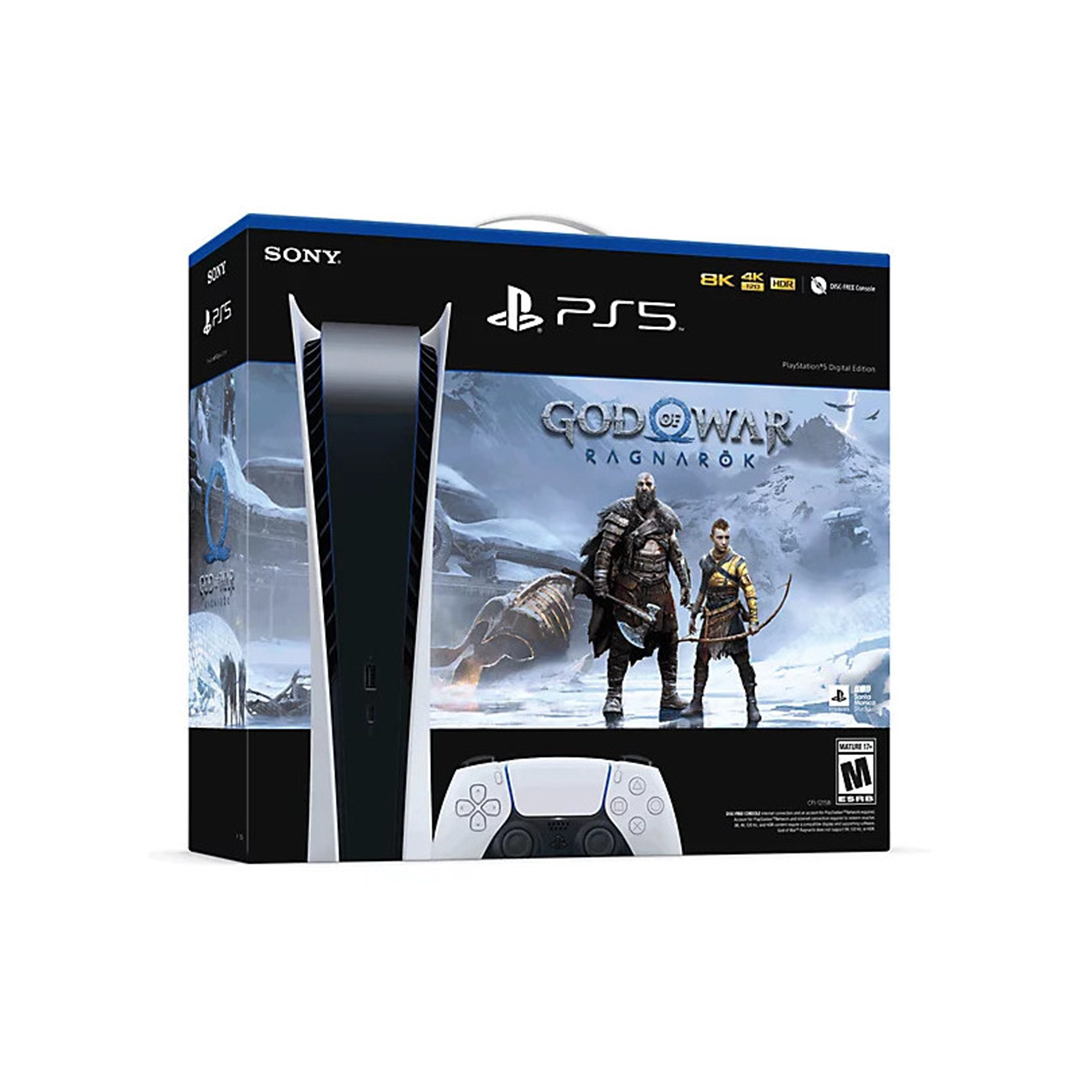 Console SONY PS5 DIGITAL God Of War™ Ragnarök Bundle_BLANC