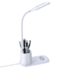 Lampe de Bureau LED PLATINET Avec Chargeur SANS FIL 10W_BLANC
