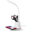Lampe de Bureau LED PLATINET Avec Chargeur SANS FIL 10W_BLANC