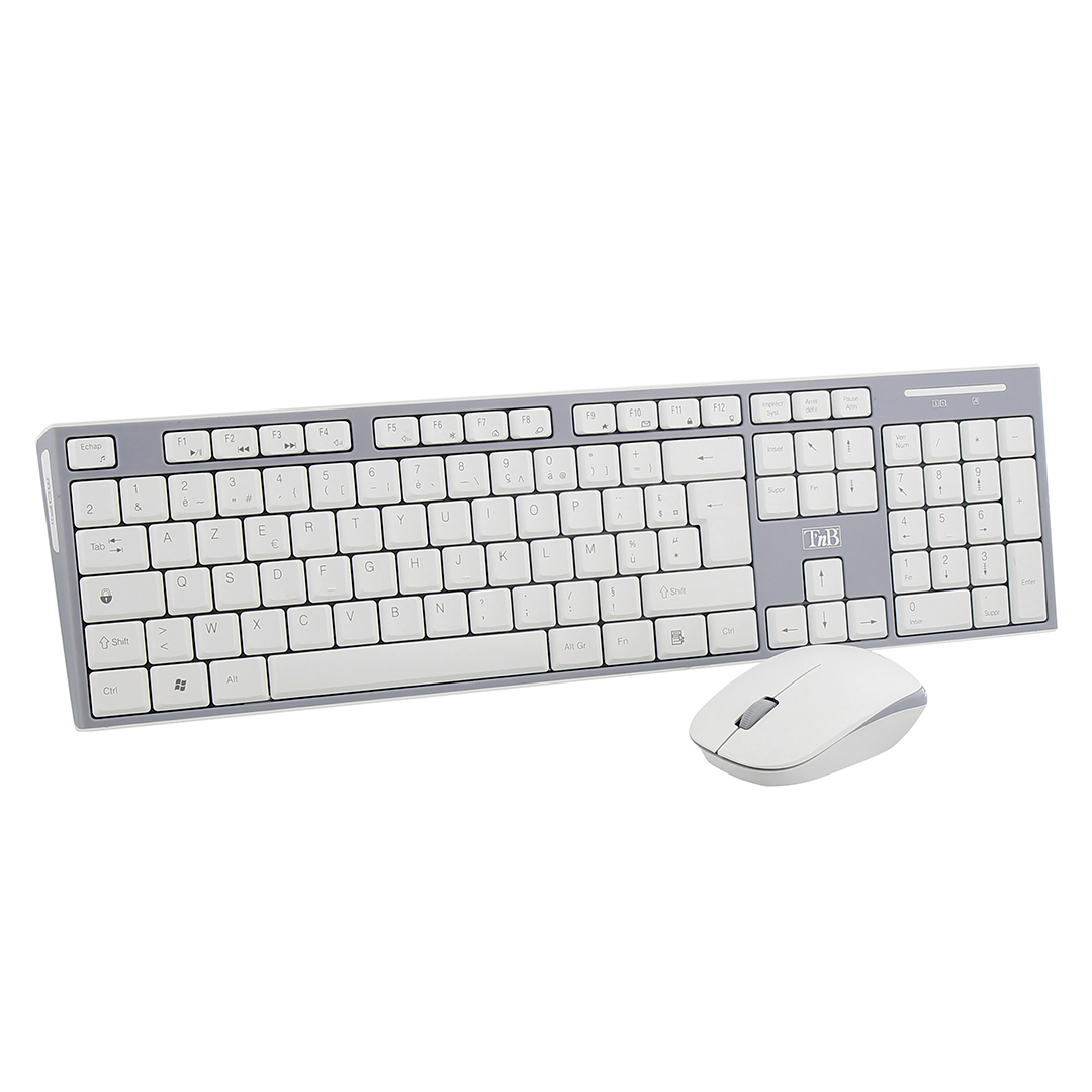 PACK Clavier & Souris T'nB Sans Fil_BLANC