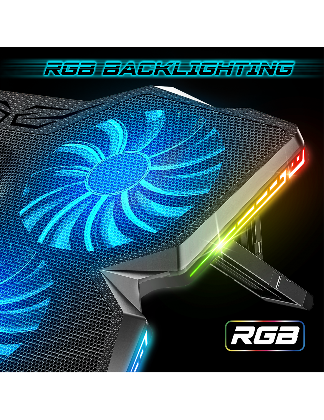 Refroidisseur PC Portable SPIRIT OF GAMER 17 AIRBLADE 500 RGB_NOIR