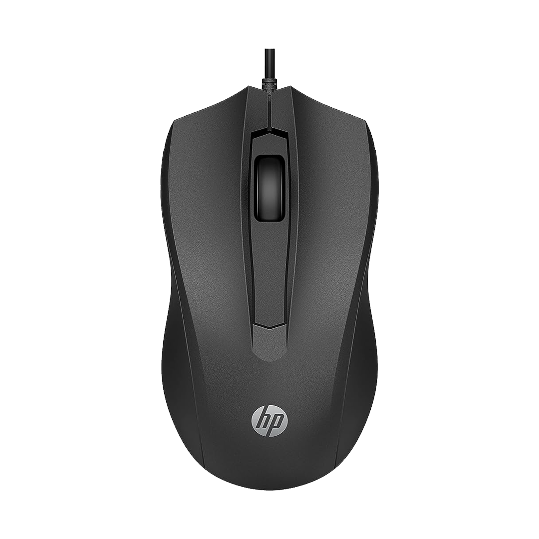Souris HP Filaire 100 USB 1600Dpi_NOIR
