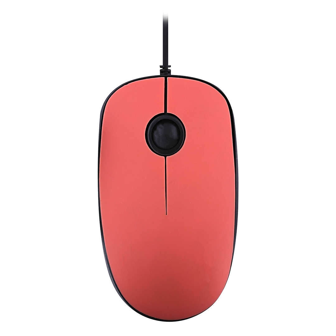 Souris T'nB Filaire USB-A & USB-C SUNSET_ROUGE