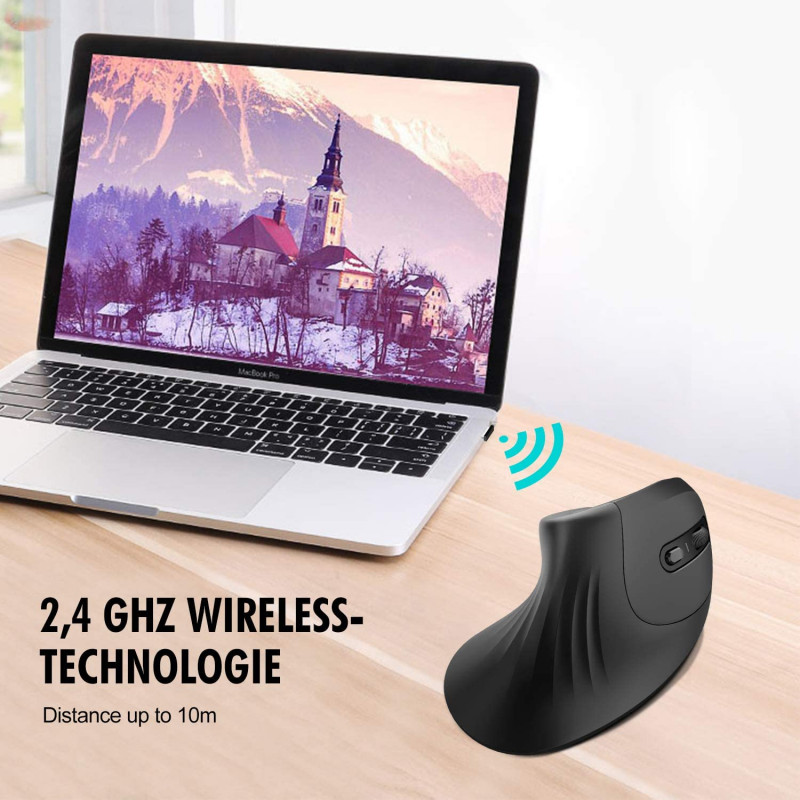 Souris Sans Fil HAVIT MS550GT ERGONOMIQUE VERTICALE_NOIR