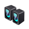 Enceintes HAVIT HV-SK210 mini PRO USB 2.0 RGB_NOIR