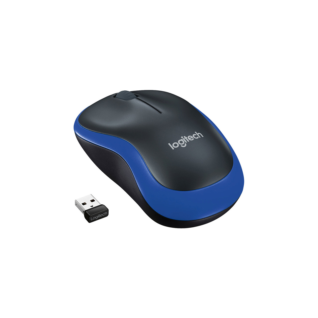 Souris LOGITECH Optique Sans Fil M185_BLEU