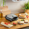Gaufrier, Croque & Grill MOULINEX SW611812 3EN1 (700W)_NOIR & SILVER