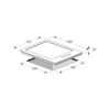 Plaque de Cuisson ENCASTRABLE FOCUS F400X 4 FEUX (60 CM)_INOX