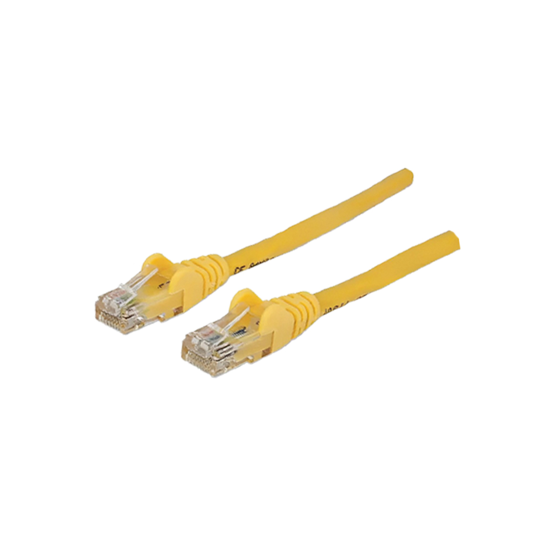 Câble Réseau INTELLINET Rj45 Cat6 UTP PVC 0.5M_JAUNE