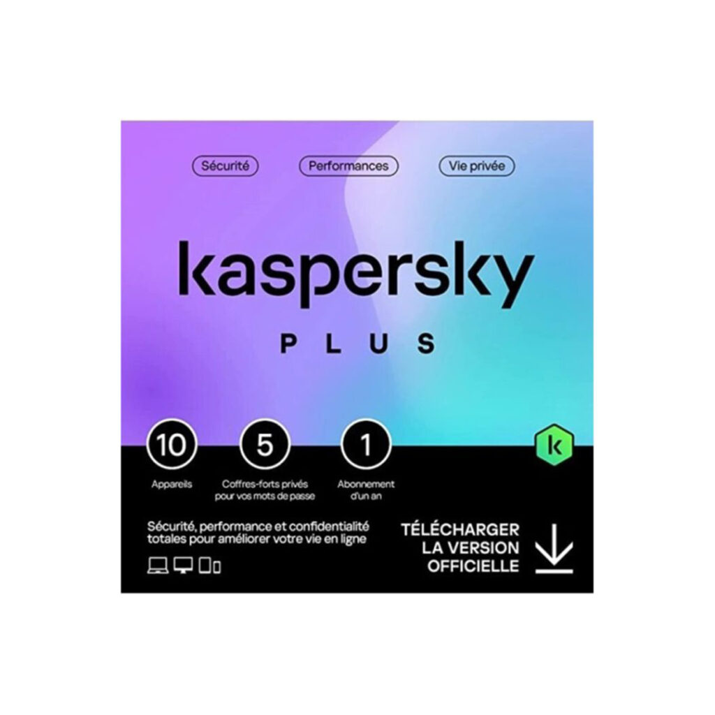 Antivirus KASPERSKY PLUS 10 POSTES / 1An
