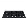 Plaque de Cuisson à GAZ ARISTON AGS 92S BK 5 FEUX (90 CM)_NOIR