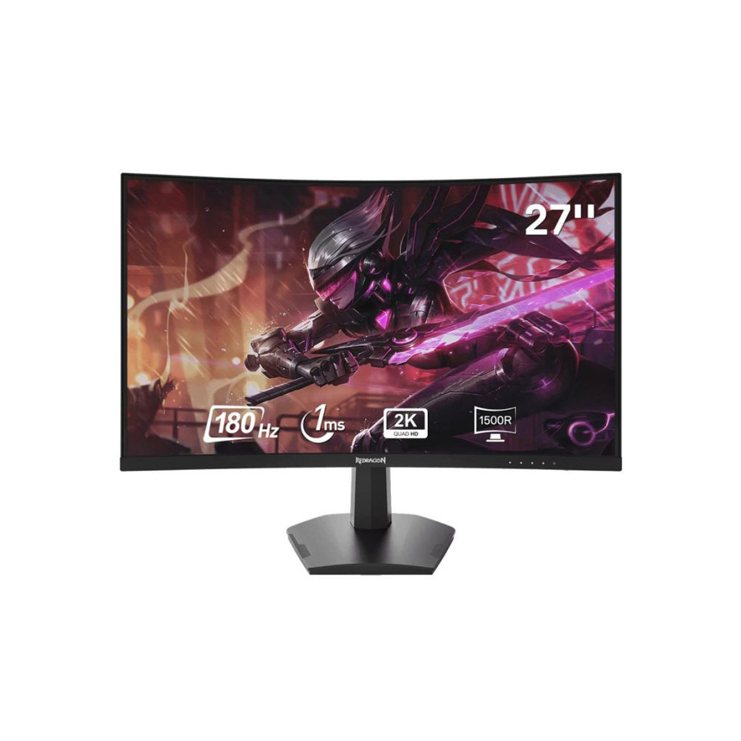 Écran REDRAGON CORAL 2K (27"/180HZ)_NOIR CURVED